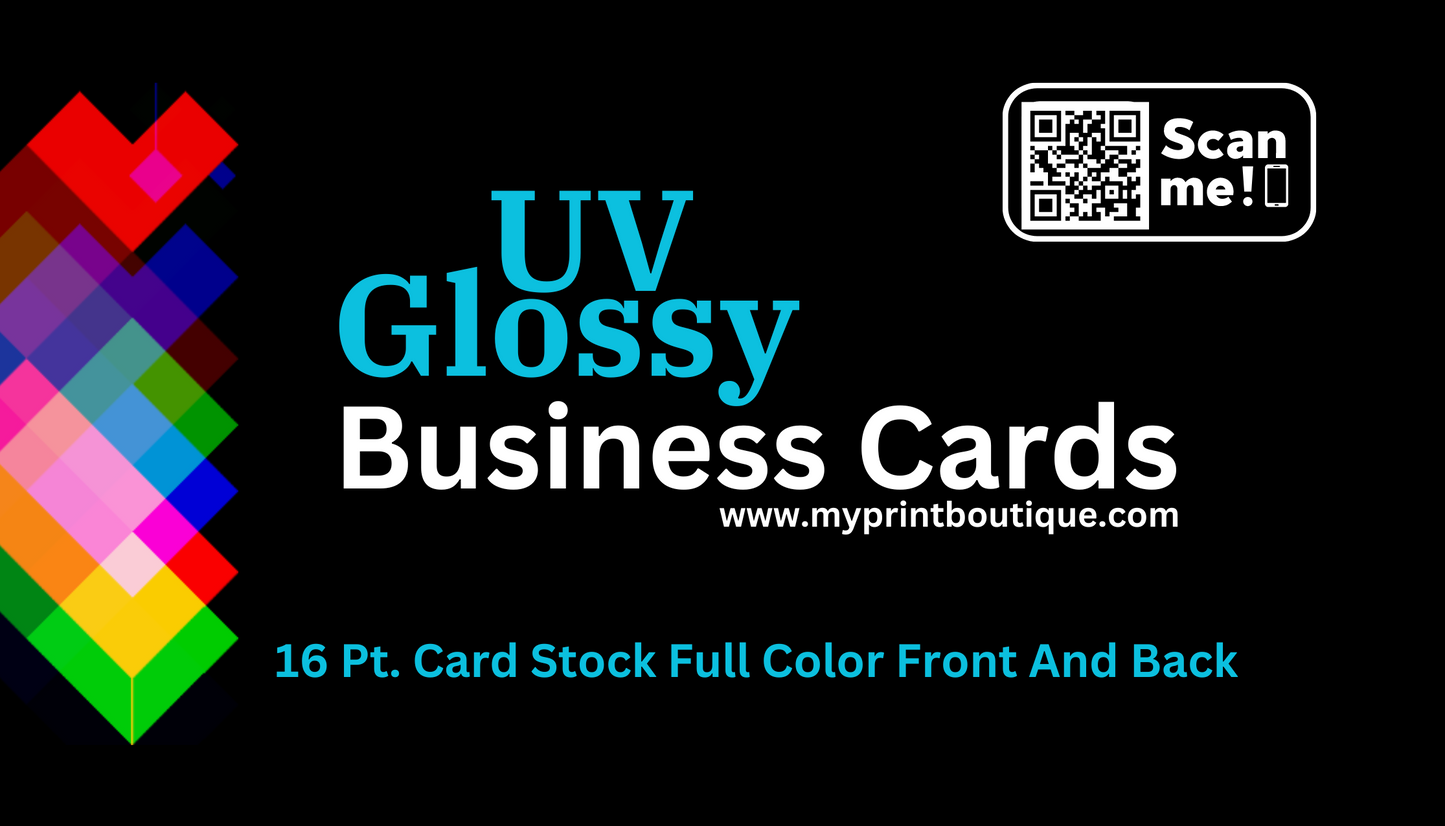 1000 Glossy Full Color Business Cards